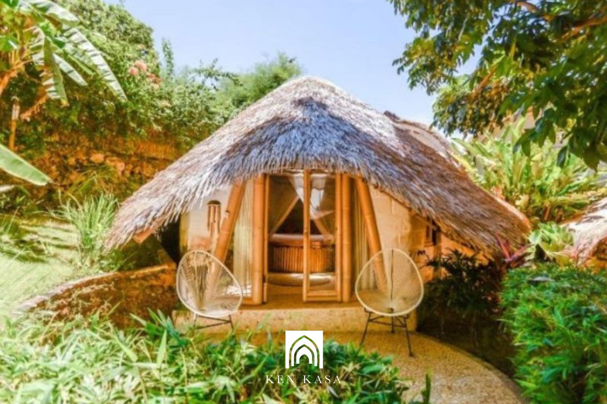 Mẫu thiết kế bungalow bằng tre, nứa, rơm, rạ